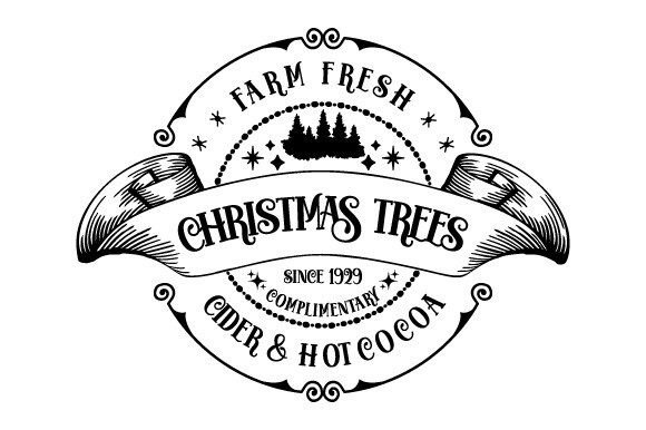 Download Christmas Trees Farm Fresh Sign EPS SVG - Farm fresh Collection