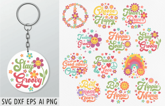 Download Hippie Keychain Svg Retro Hippie Svg Bun - Hippie svg Collection