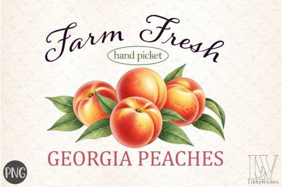 Download Farm Fresh Georgia Peaches Hand Picked - Farm fresh Collection