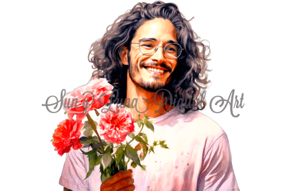 Download Cute Latino Boyfriend and Flowers - Flowers Collection