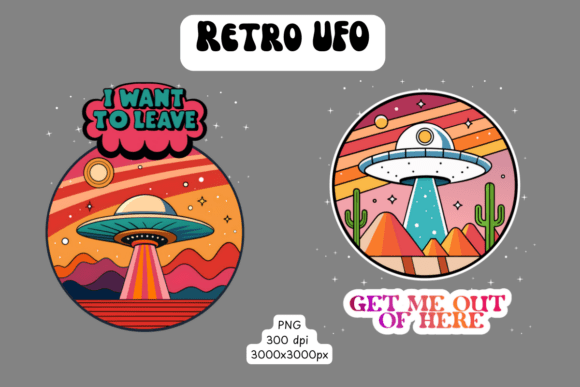 Download Retro UFO Alien Abduction PNGs - Ufo Collection