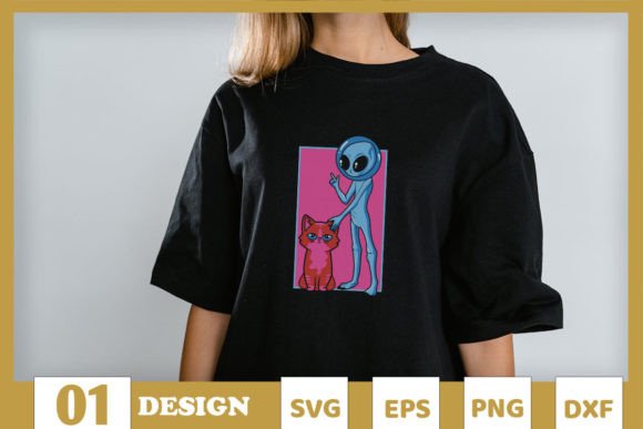 Download UFOs Alien Funny Cat - Ufo Collection