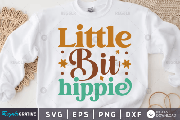 Download Little Bit Hippie Svg Design - Hippie svg Collection